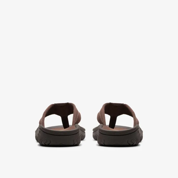 WESLEY BELT Dark Brown Men Clarks Sandals and Flip Flops
