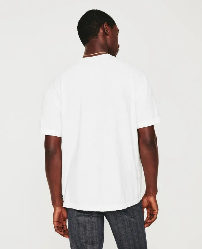 Wesley Crew Mix Tape 5 Years True White Men AG Jeans Tees Wesley Crew Mix Tape 5 Years True White Men AG Jeans Tees