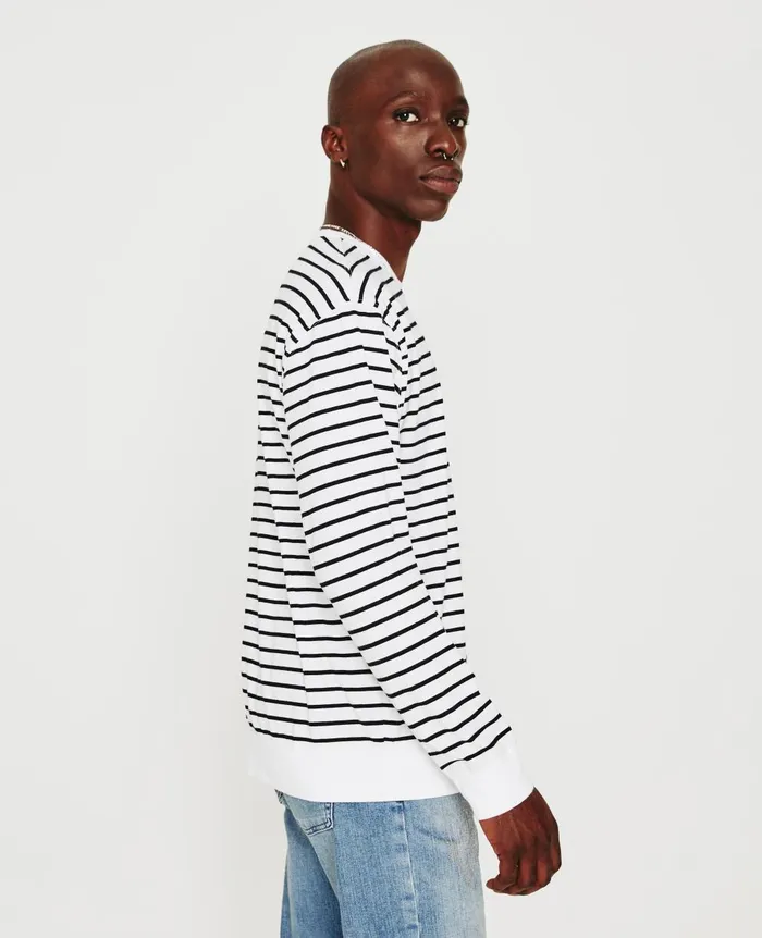 Wesley Pullover True Whitetrue Black Men AG Jeans Sweatshirts Wesley Pullover True Whitetrue Black Men AG Jeans Sweatshirts