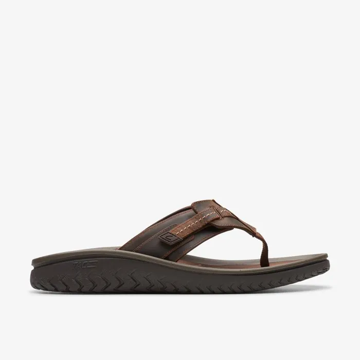 WESLEY SUN Beeswax Leather Men Clarks Sandals and Flip Flops