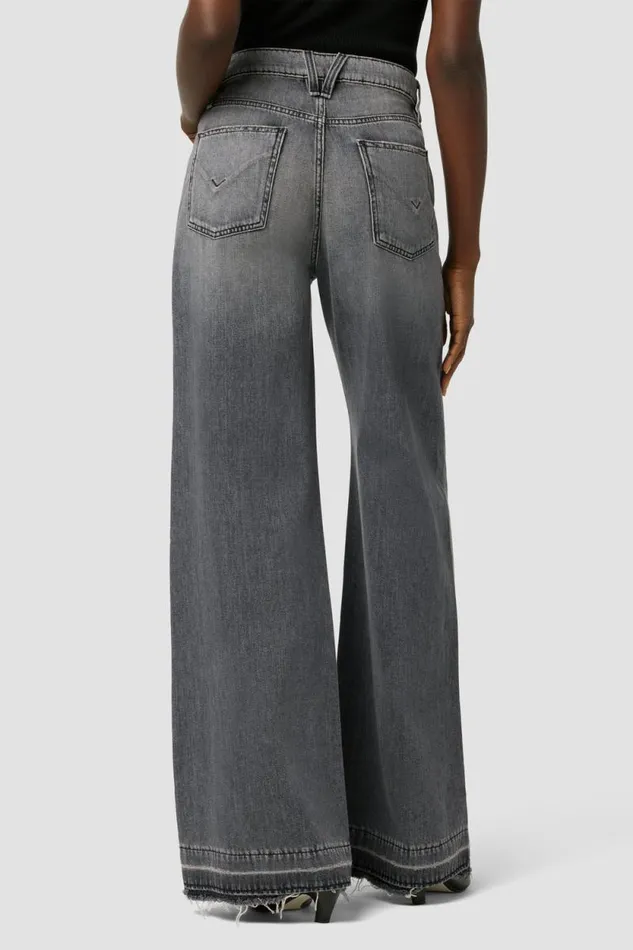 Wide Leg Women Hudson Jeans Jodie HighRise Loose Wide Leg Jean Destructed Black Wide Leg Women Hudson Jeans Jodie HighRise Loose Wide Leg Jean Destructed Black