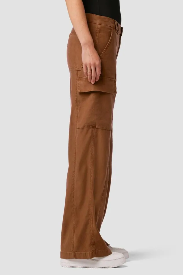 Wide Leg Women Hudson Jeans MidRise Utility Wide Leg Cargo Caramel Cafe Wide Leg Women Hudson Jeans MidRise Utility Wide Leg Cargo Caramel Cafe