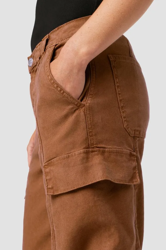 Wide Leg Women Hudson Jeans MidRise Utility Wide Leg Cargo Caramel Cafe Wide Leg Women Hudson Jeans MidRise Utility Wide Leg Cargo Caramel Cafe