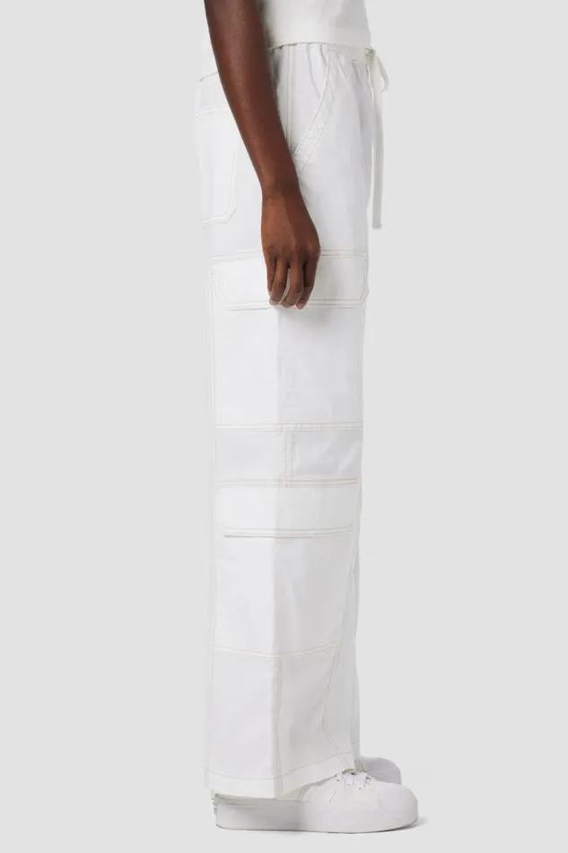 Wide Leg Women Hudson Jeans Parachute Wide Leg Cargo White Wide Leg Women Hudson Jeans Parachute Wide Leg Cargo White