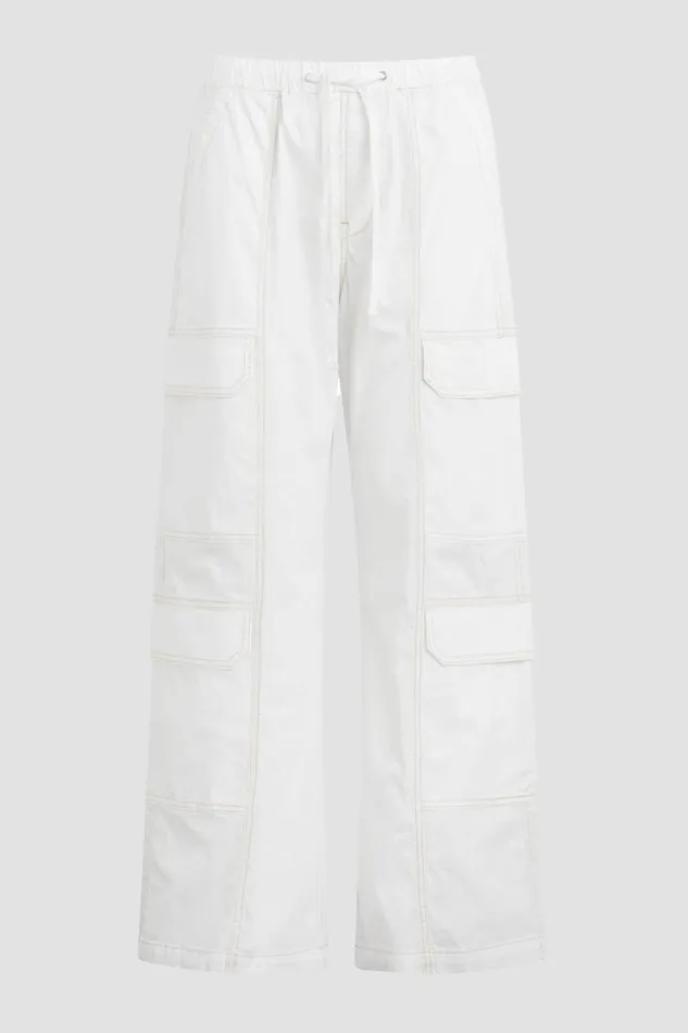 Wide Leg Women Hudson Jeans Parachute Wide Leg Cargo White Wide Leg Women Hudson Jeans Parachute Wide Leg Cargo White