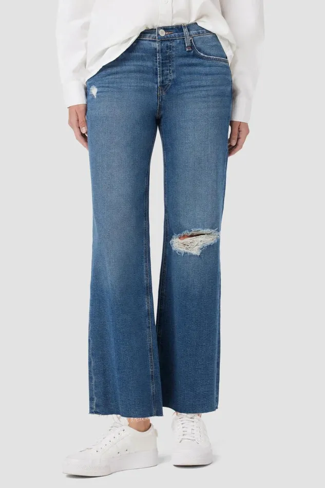 Wide Leg Women Hudson Jeans Rosie HighRise Wide Leg Ankle Jean Uptown