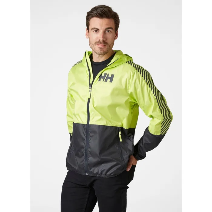 Windbreakers Men Helly Hansen ACTIVE WIND JACKET 379 Sunny Lime