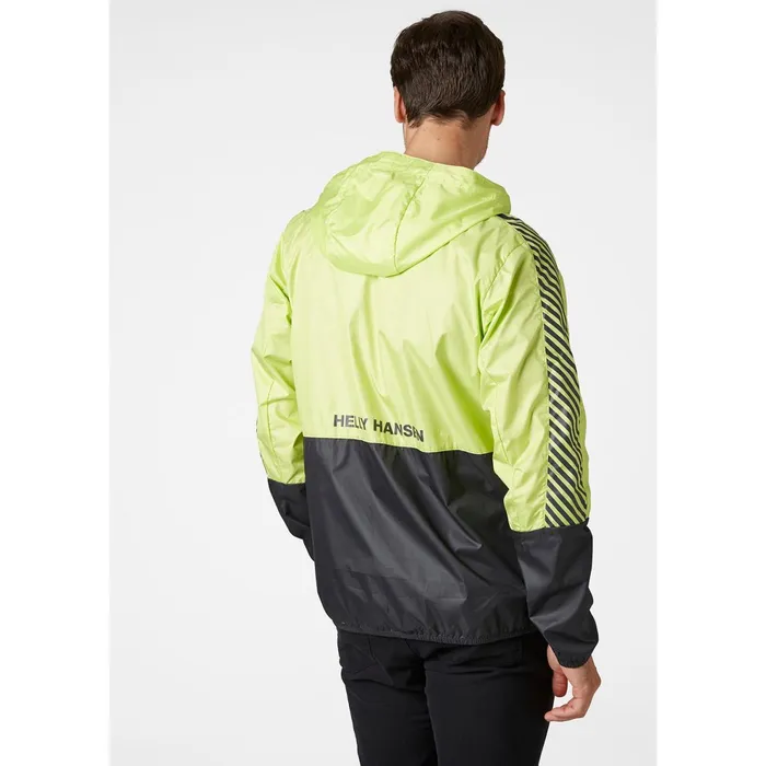 Windbreakers Men Helly Hansen ACTIVE WIND JACKET 379 Sunny Lime