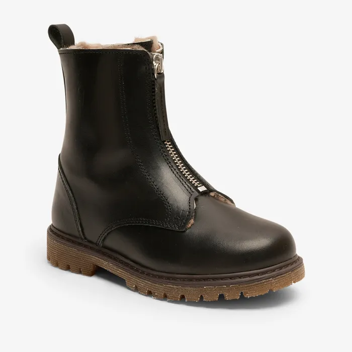 Winter boots KIDS nora lamb black Black bisgaardshoes