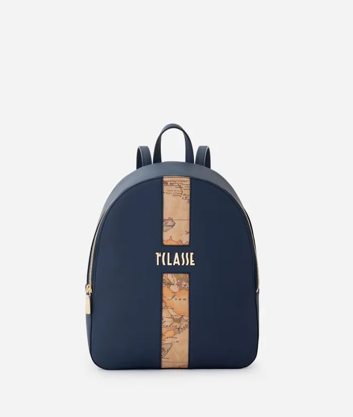 Woman Backpacks Bucket and Belt Bags Alviero Martini Journey Geo Backpack Navy Blue Woman Backpacks Bucket and Belt Bags Alviero Martini Journey Geo Backpack Navy Blue