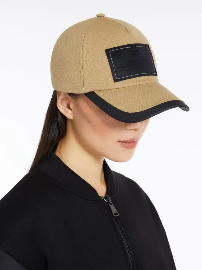 Woman Canvas Cap Camel Maxmara Hats Woman Canvas Cap Camel Maxmara Hats