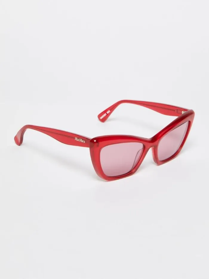 Woman Cateye Sunglasses Red Maxmara Eyewear