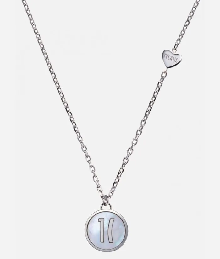 Woman Jewelry Alviero Martini Via Condotti Necklace With Nacre Pendant Silver