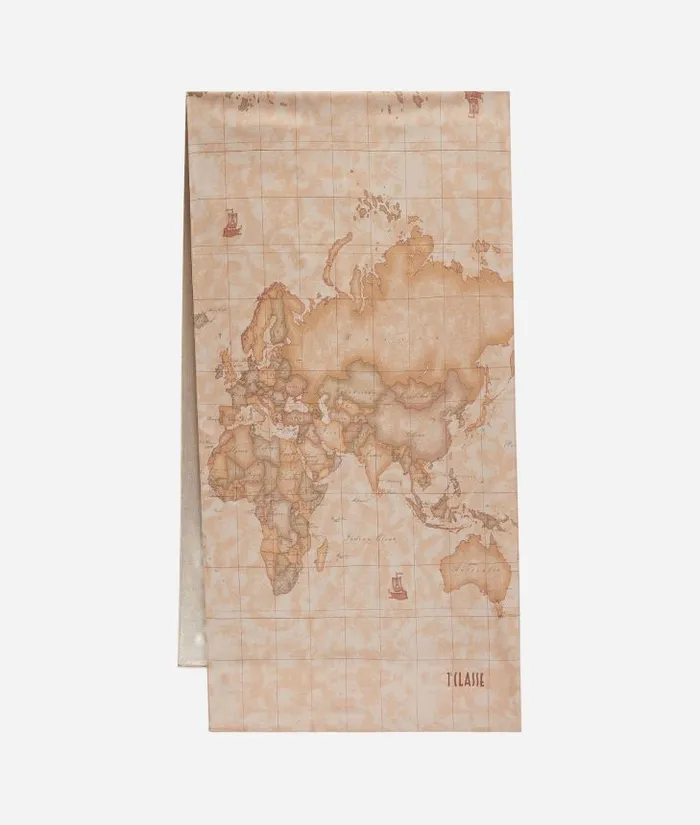 Woman Scarves and Shawls Alviero Martini Geo Classic Scarf With Gold Reverse 50215180 Natural