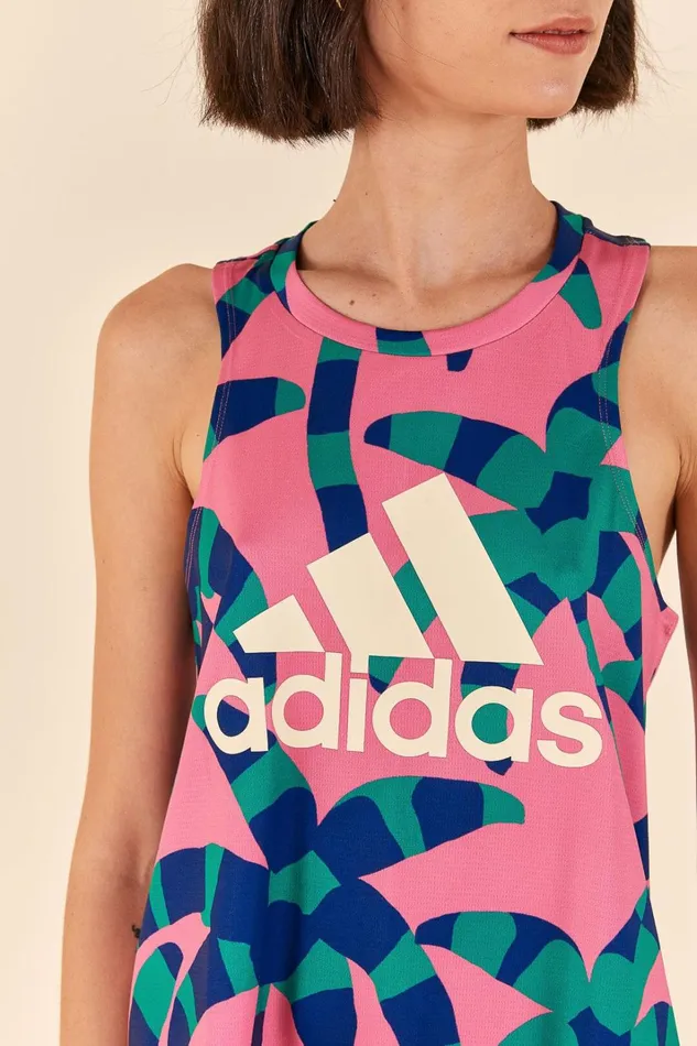 Women Adidas Farm Tank Top Green Green FARM Rio Crop Tops