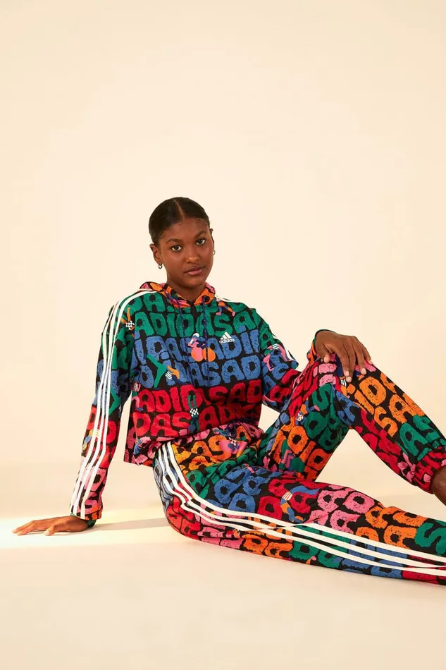 Women Adidas Farm Trackpants Black Black FARM Rio Pants