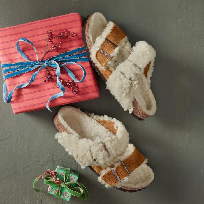 Women Arizona Shearling Teddy Sandals Mink Sundance Catalog Sandals Women Arizona Shearling Teddy Sandals Mink Sundance Catalog Sandals