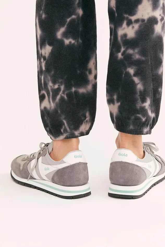 Women Athletic Shoes Free People Gola Daytona Sneakers Light Grey Ash White