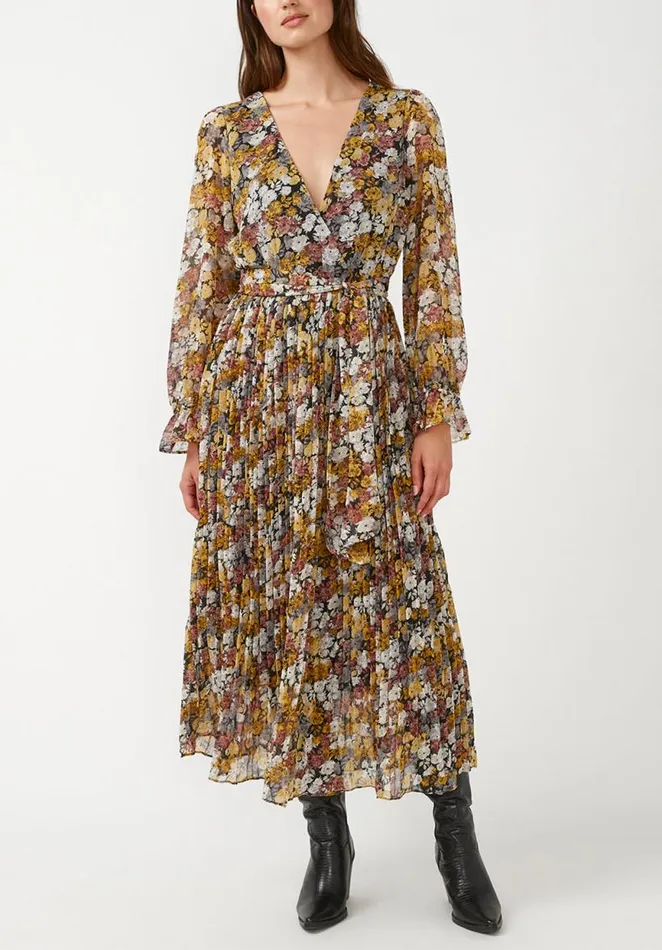 Women Bell Sleeve Angelique Dress Moody Floral Buffalo David Bitton Dresses and Jumpsuits Women Bell Sleeve Angelique Dress Moody Floral Buffalo David Bitton Dresses and Jumpsuits