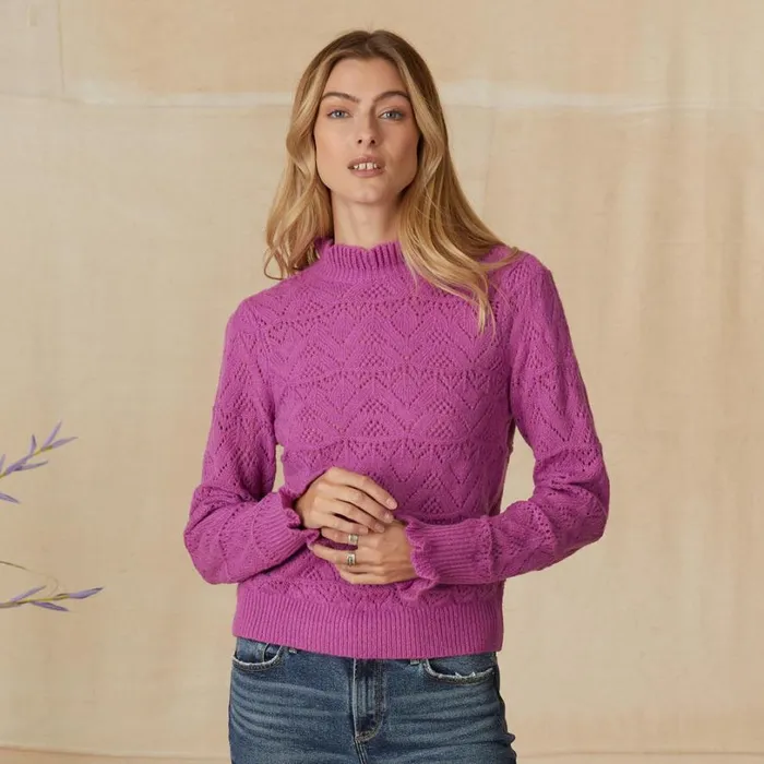 Women Bertina Everyday Turtleneck Clover Sundance Catalog Sweaters