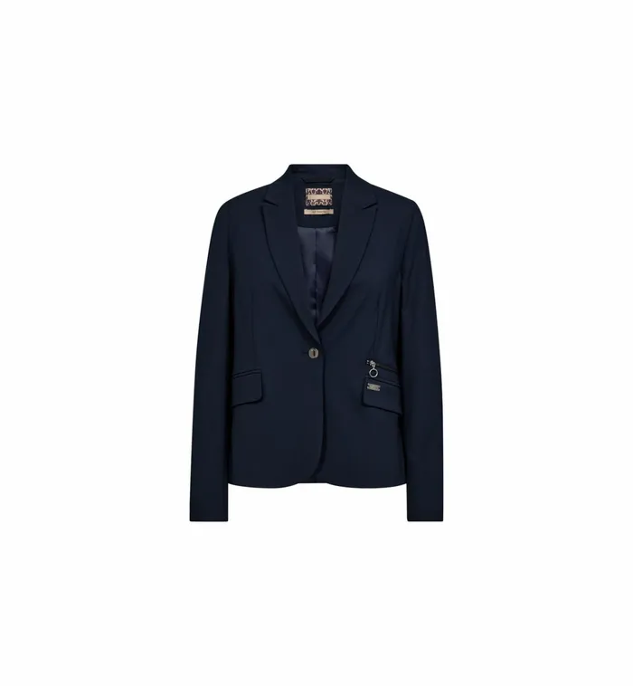 Women Blazers MOS MOSH MMBlake Piet Blazer Salute Navy