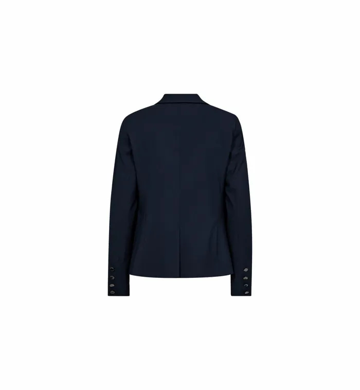Women Blazers MOS MOSH MMBlake Piet Blazer Salute Navy