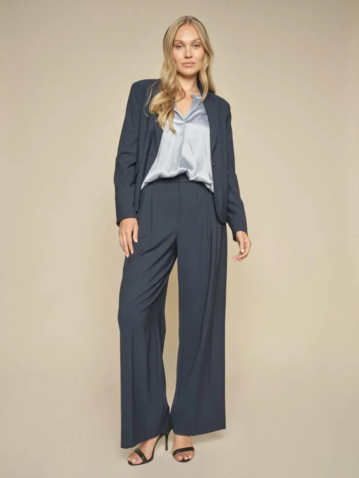 Women Blazers MOS MOSH MMBlake Piet Blazer Salute Navy