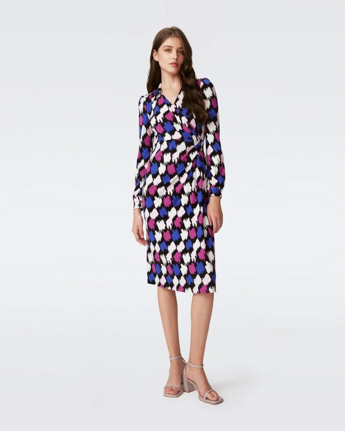 Women Bogna Dress Brush Tooth Multi DVF Dresses