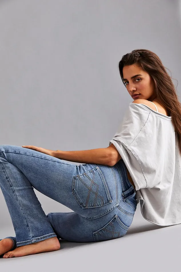 Women Bootcut Jeans Free People Shayla Bootcut Jeans Sierra