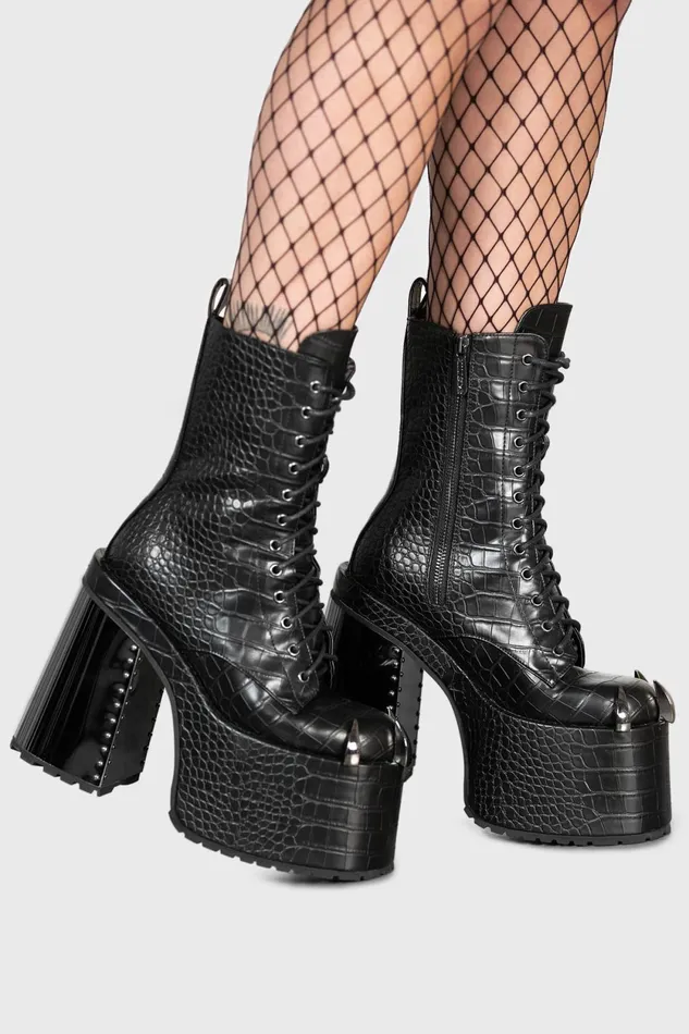 Women Boots Killstar So Icy Platform Boots