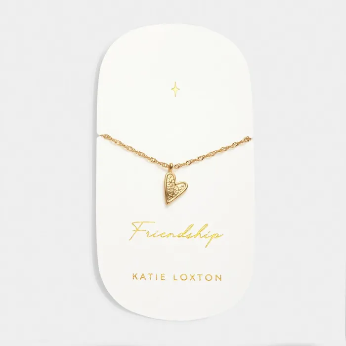 Women Bracelets and Rings Katie Loxton Friendship039 Waterproof Gold Heart Bracelet
