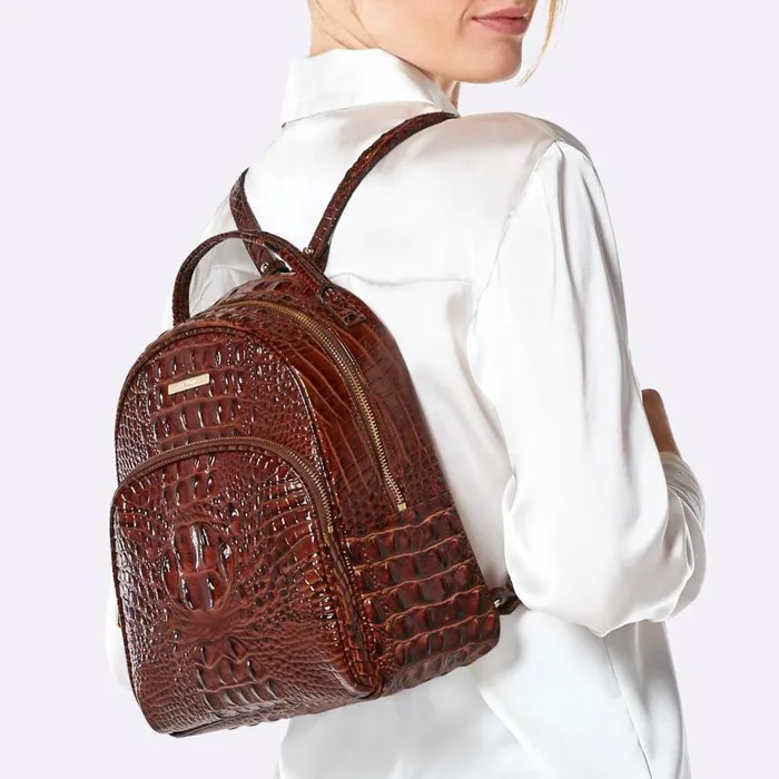 Women Brahmin Backpacks Chelcy Black Seagate