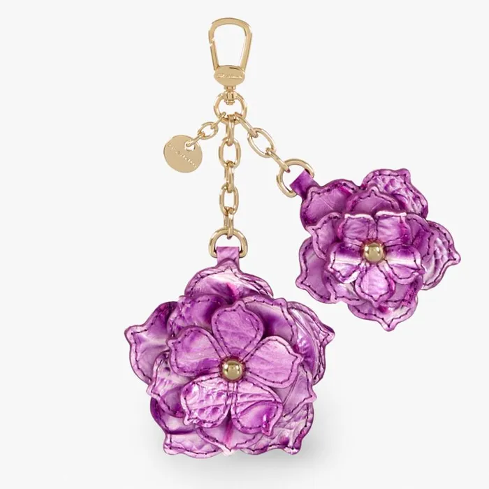 Women Brahmin Clip Ons and Keychains Flower Duo Lilac Essence Melbourne