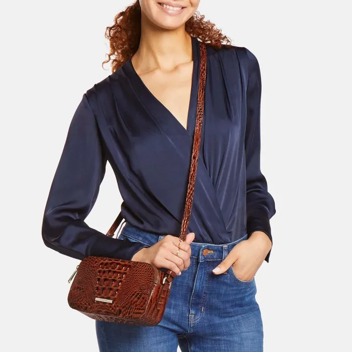 Women Brahmin Crossbodies Danica Matcha Green Melbourne
