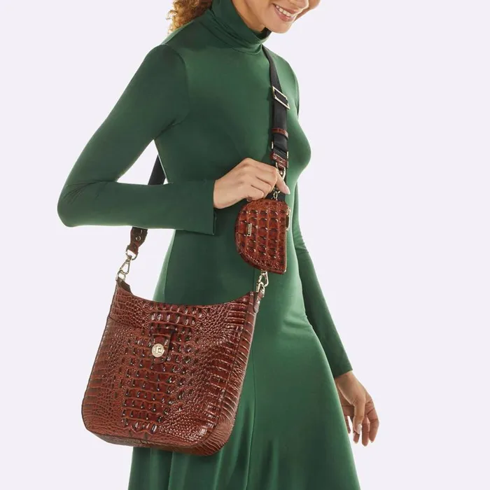 Women Brahmin Crossbodies Leia Brindle Moonstone