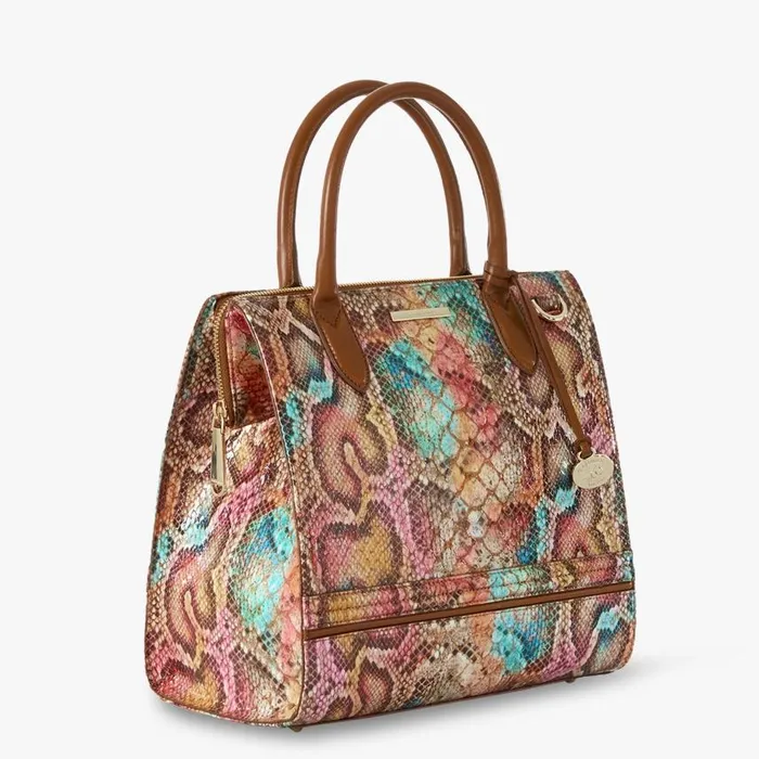 Women Brahmin Satchels Caroline Happy Hour Rosina