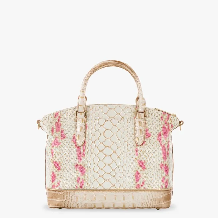 Women Brahmin Satchels Duxbury Satchel Apricot Rose Valentia