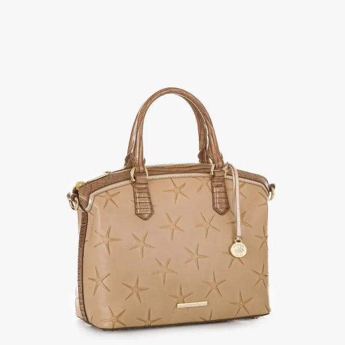 Women Brahmin Satchels Duxbury Satchel Natural Paradis