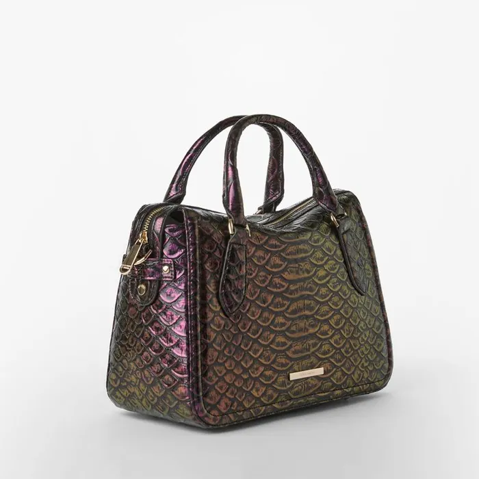 Women Brahmin Satchels Micaela Passion Purple Excelsior