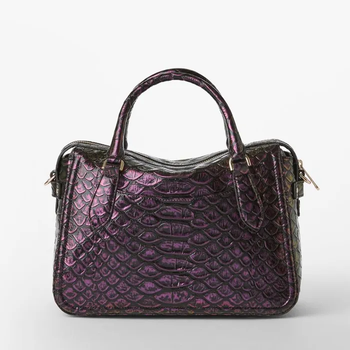 Women Brahmin Satchels Micaela Passion Purple Excelsior