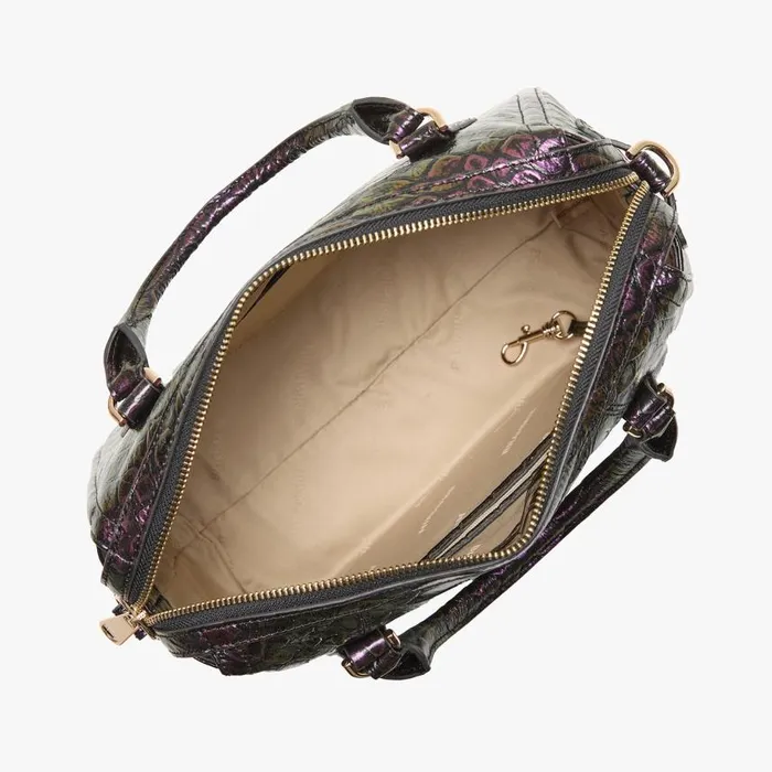 Women Brahmin Satchels Micaela Passion Purple Excelsior