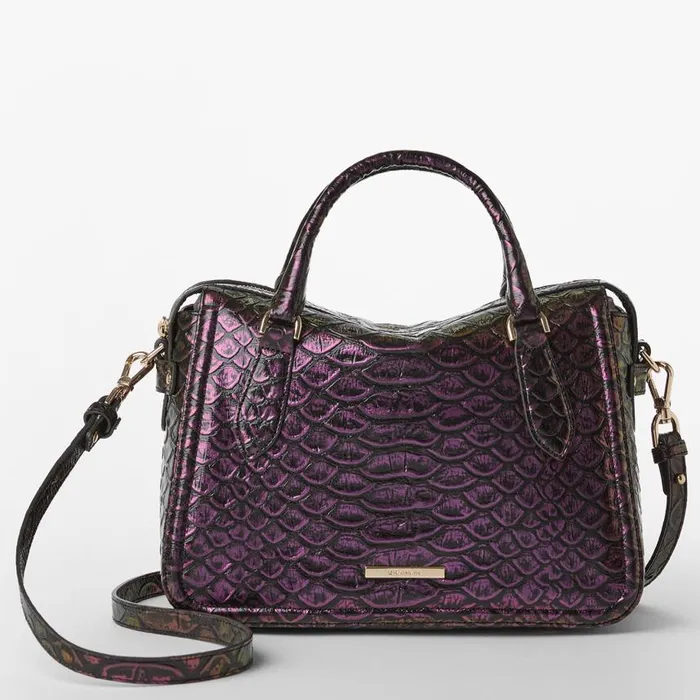 Women Brahmin Satchels Micaela Passion Purple Excelsior