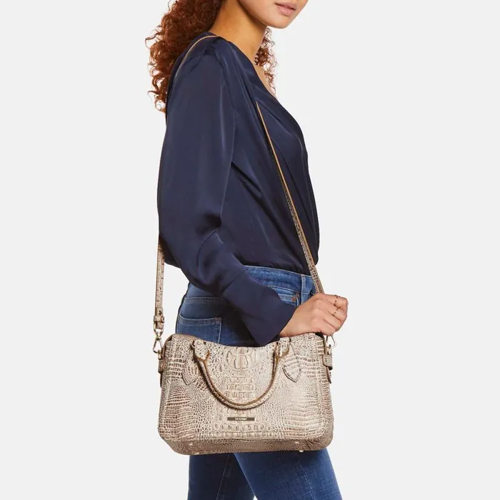 Women Brahmin Satchels Micaela Passion Purple Excelsior