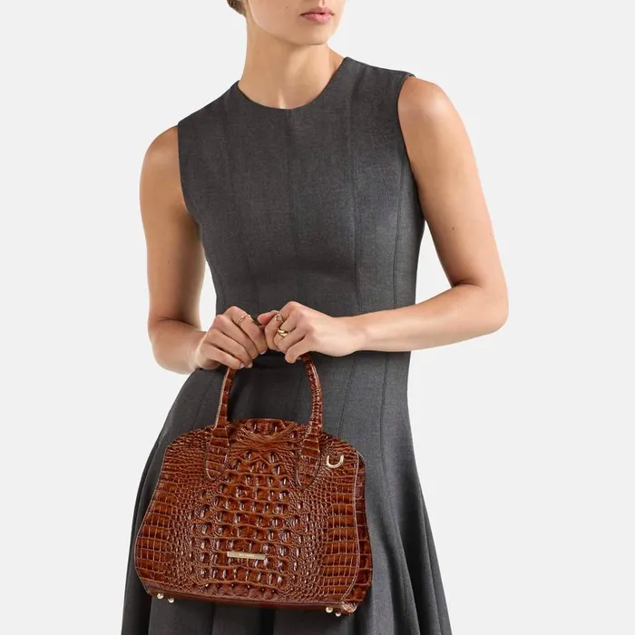 Women Brahmin Satchels Rosetta Ganache Vanderbilt