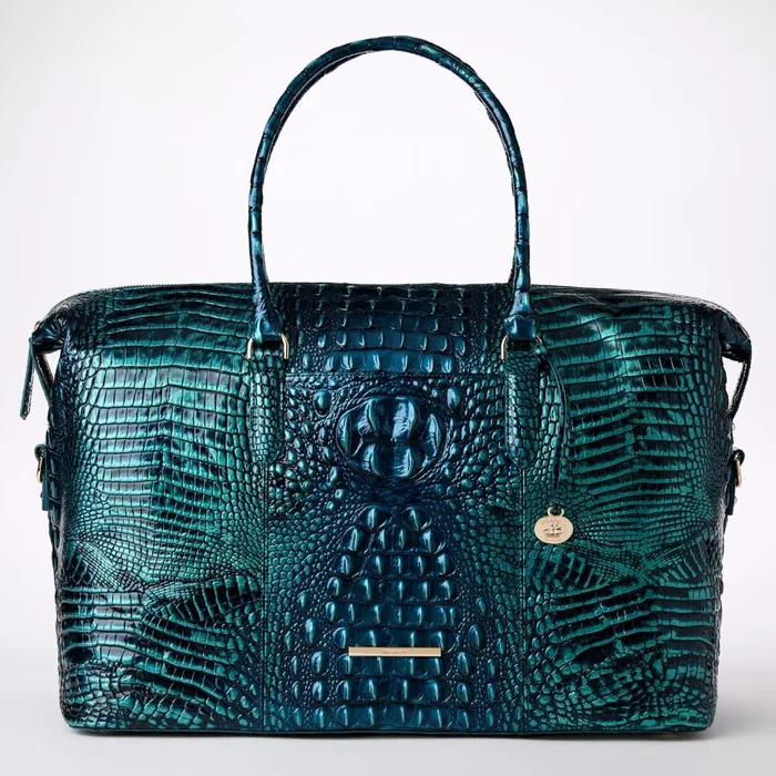 Women Brahmin Travel Duxbury Weekender Blue Patina Melbourne