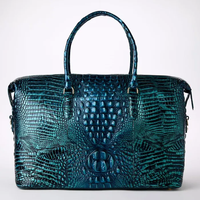 Women Brahmin Travel Duxbury Weekender Blue Patina Melbourne