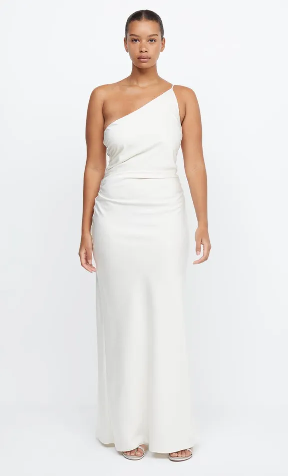 Women Brides Bec Bridge ETERNITY ASYM MAXI DRESS Cream