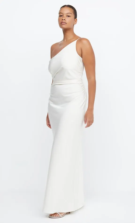 Women Brides Bec Bridge ETERNITY ASYM MAXI DRESS Cream