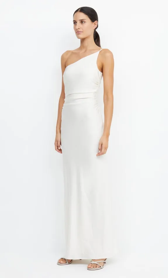 Women Brides Bec Bridge ETERNITY ASYM MAXI DRESS Cream