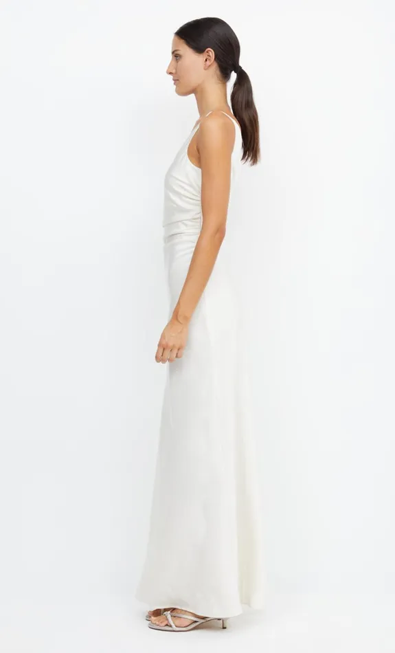 Women Brides Bec Bridge ETERNITY ASYM MAXI DRESS Cream